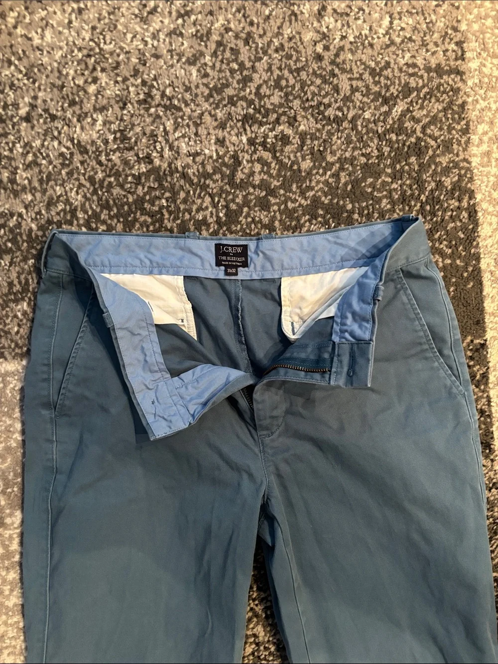 J. Crew Men's Chinos in Slate Teal